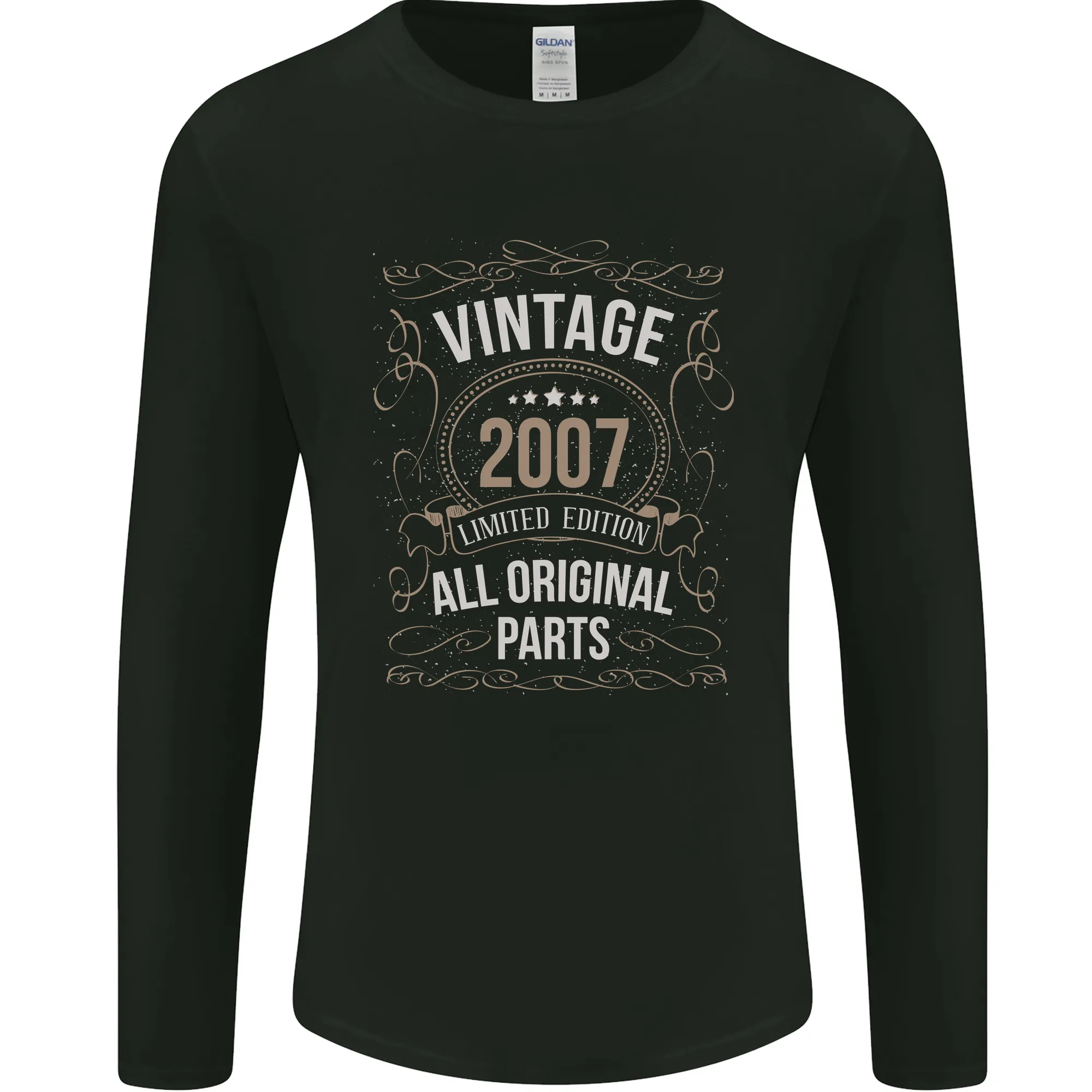 17th Birthday Limited Edition 2007 Mens Long Sleeve T-Shirt