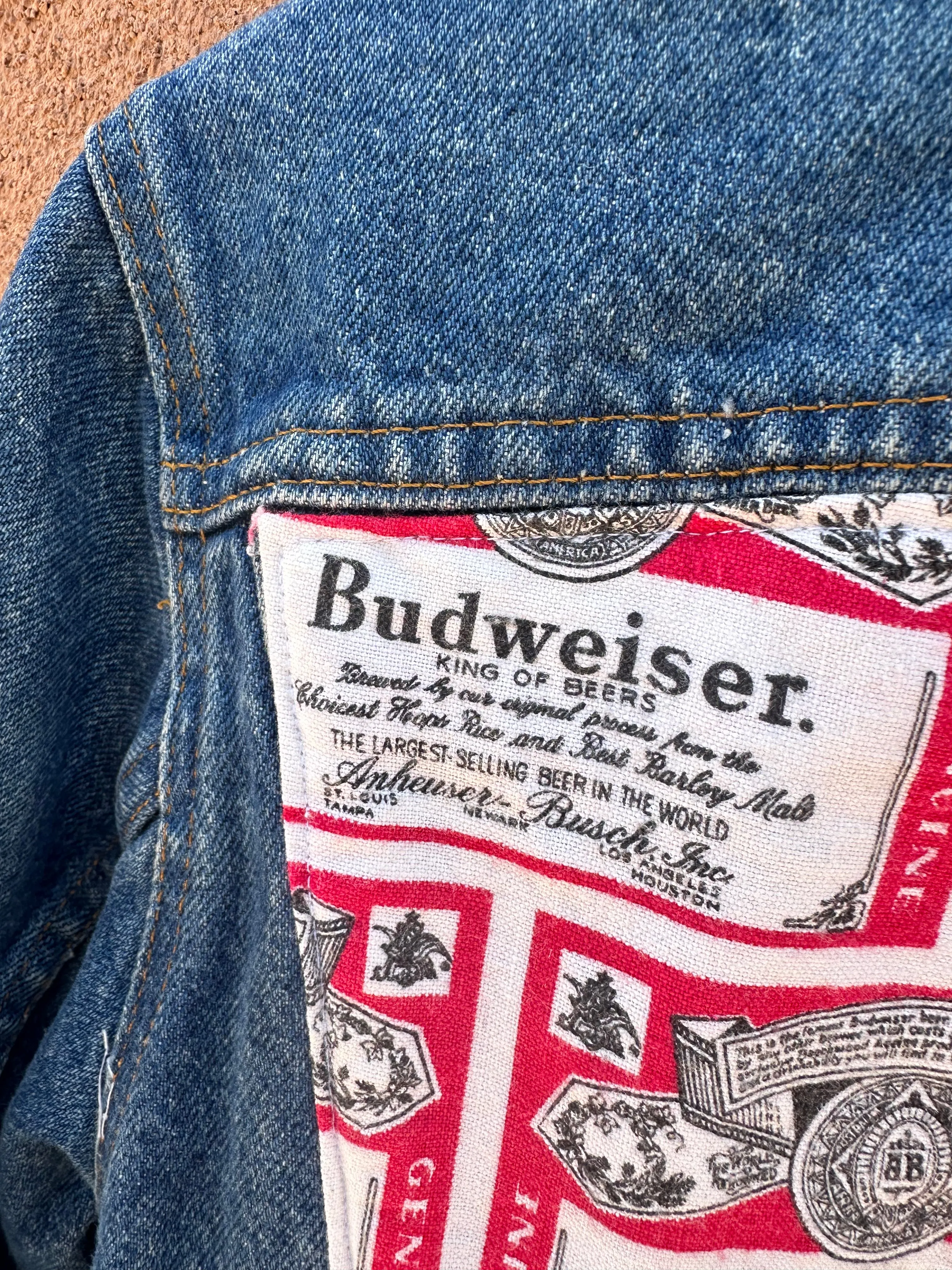 1970's Levi's Trucker Jacket Type II 70506-0216 with Budweiser Panel