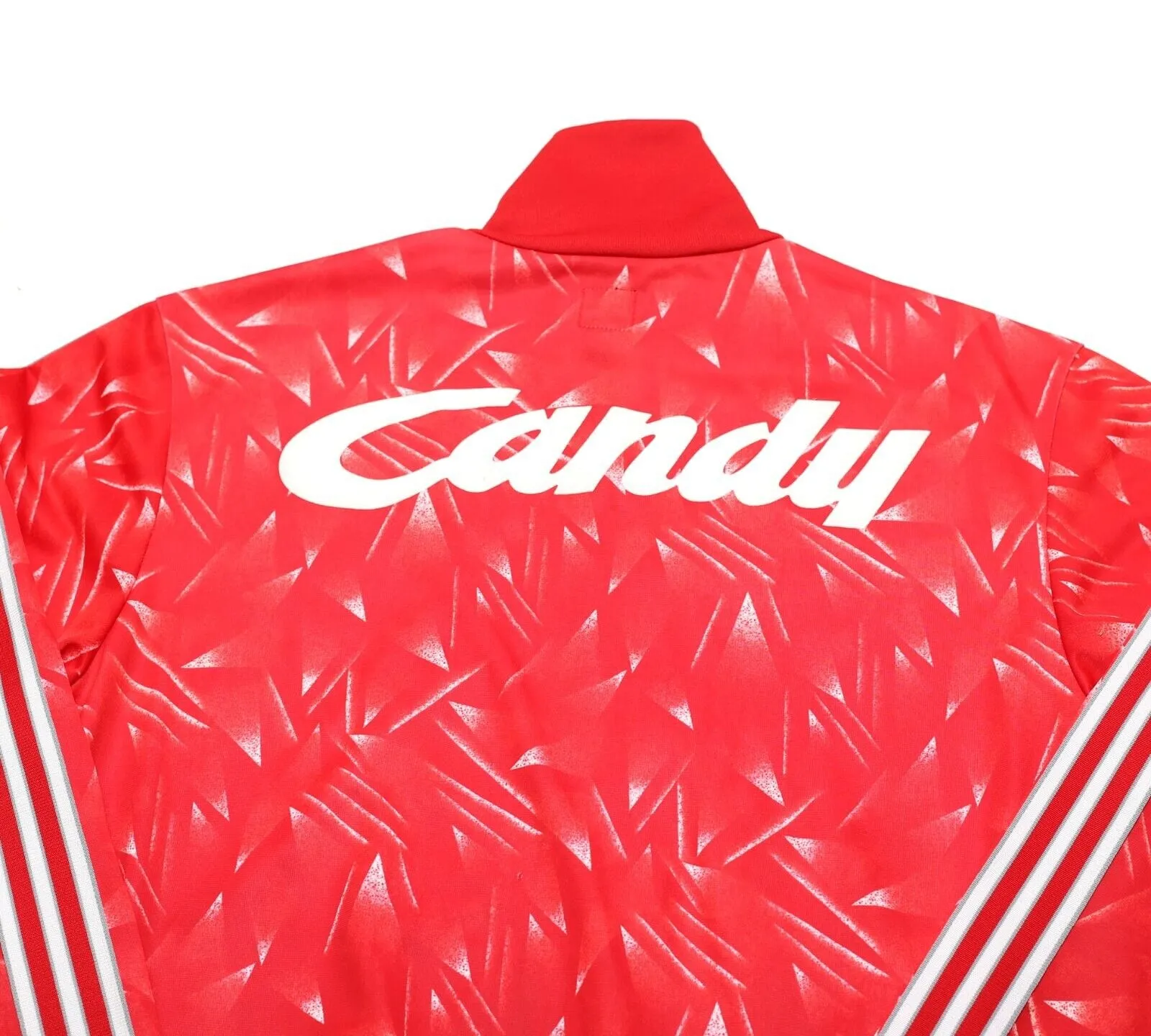 1989/91 LIVERPOOL Retro adidas Originals Candy Football Jacket Track Top (M)