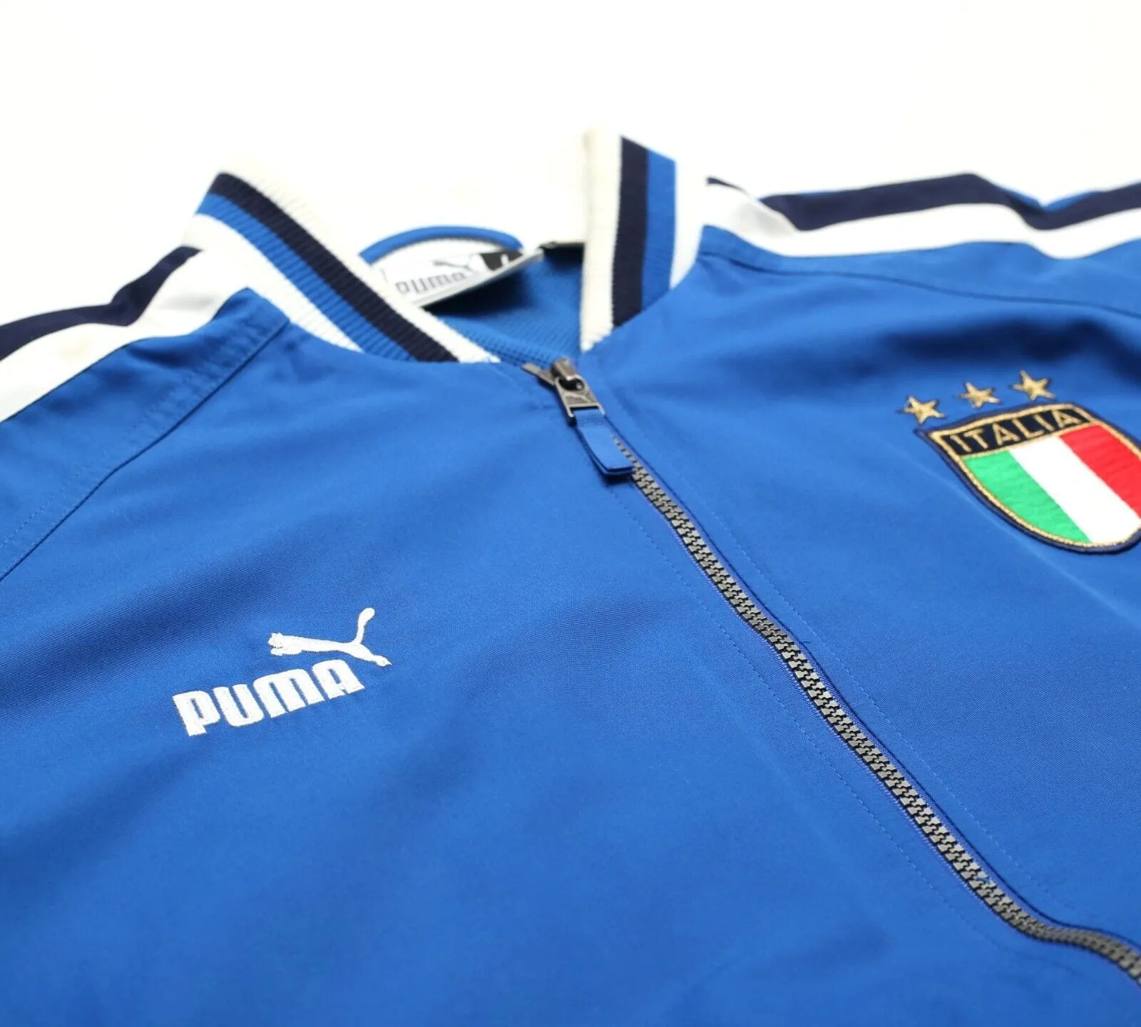 2003/04 ITALY Vintage PUMA KING Football Track Top Jacket (L) Euro 2004