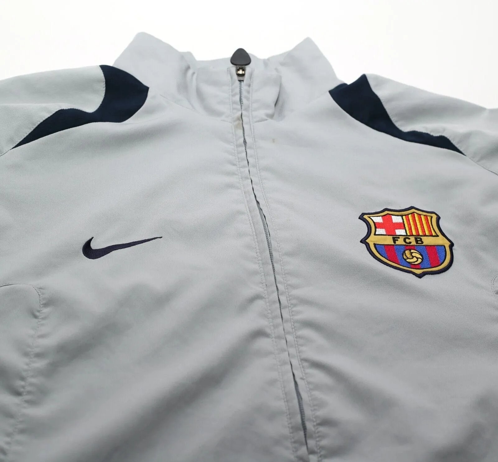 2006/07 BARCELONA Vintage Nike Track Top Football Jacket (XL)