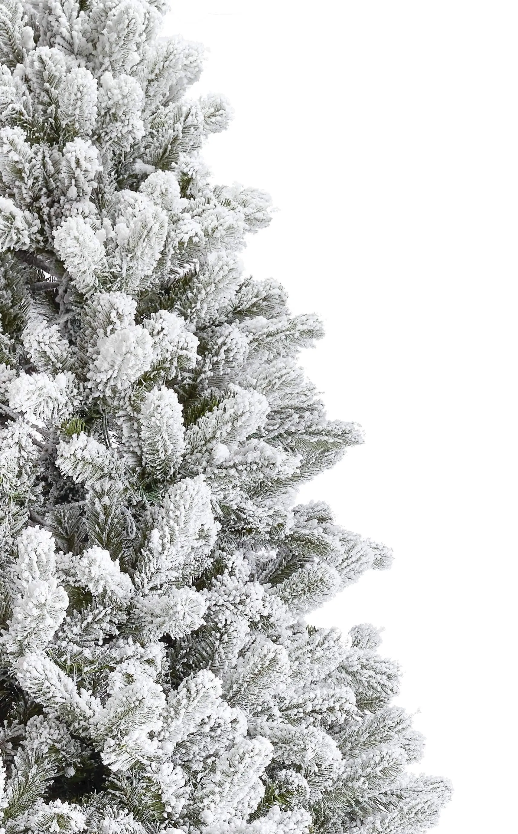 7.5' King Flock® Slim Tree Unlit - FINAL SALE