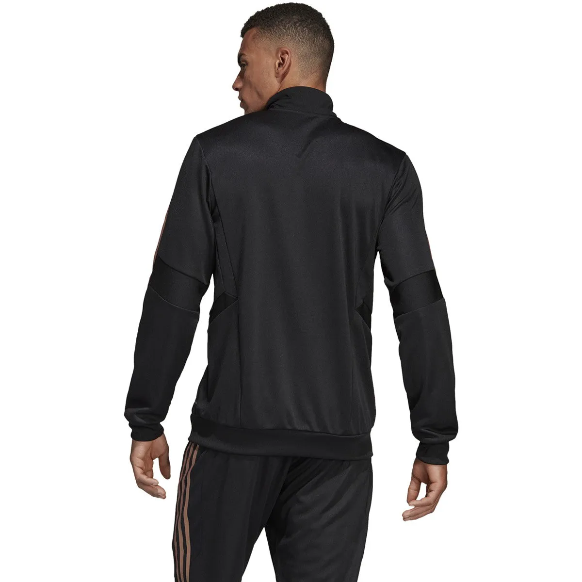 Adidas  Men's Soccer Tiro Track Jacket Black/Nude Pearl Essence