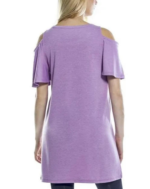 Ahh Dreams Flutter Sleeve Tunic - FINAL SALE