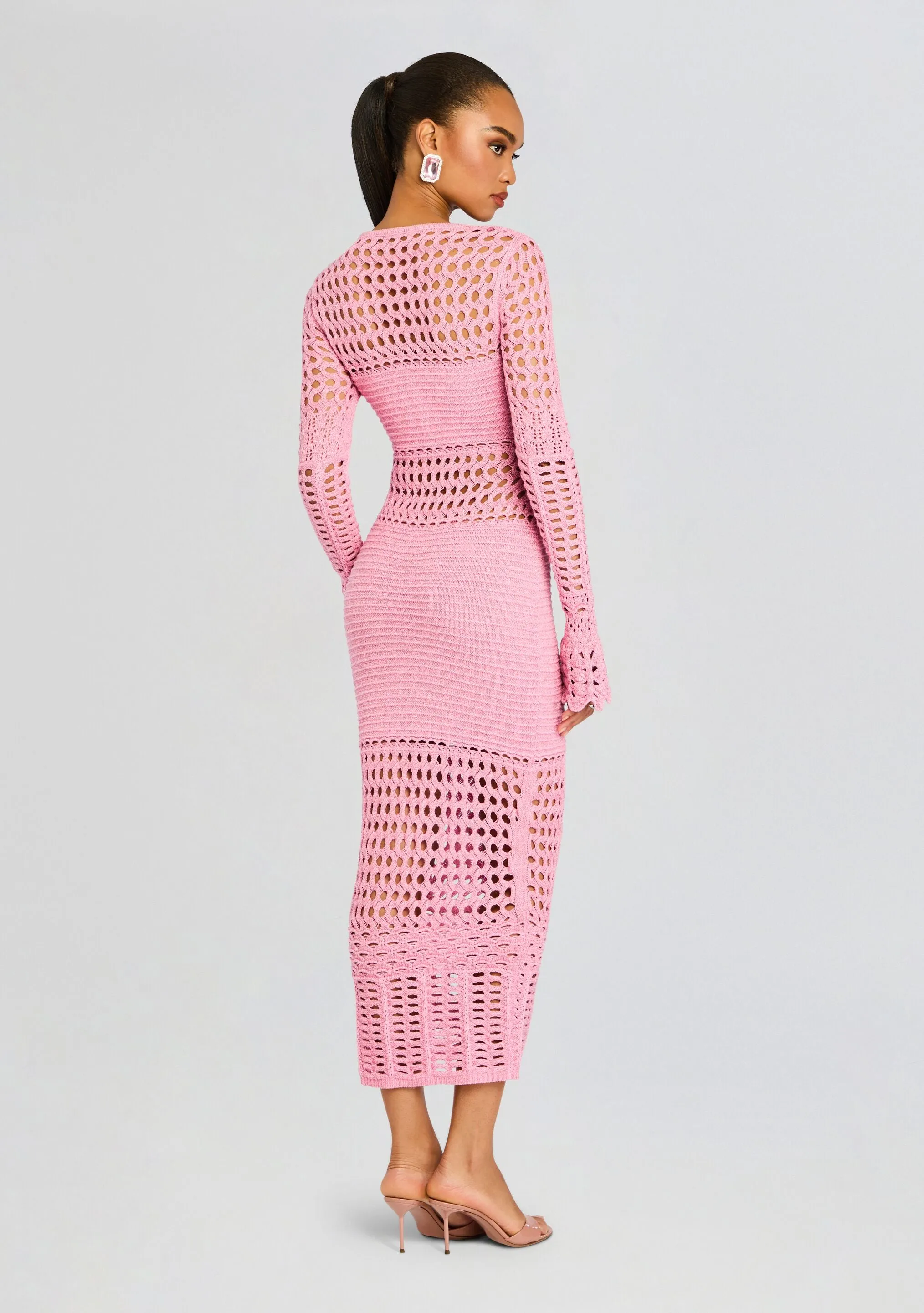 Airie Knit Crochet Dress