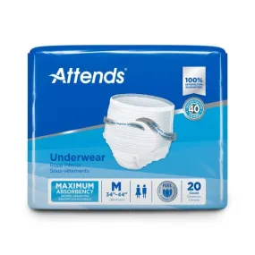 Attends Unisex Protective Underwear - Maximum Absorbency