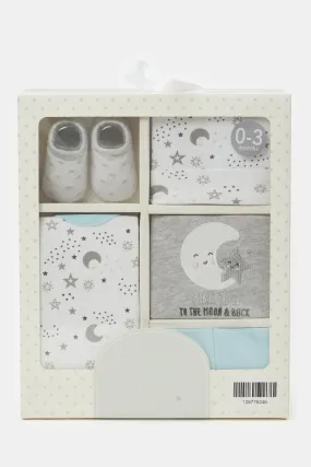 Baby Blue Moon Print Gift Set (5 Piece)