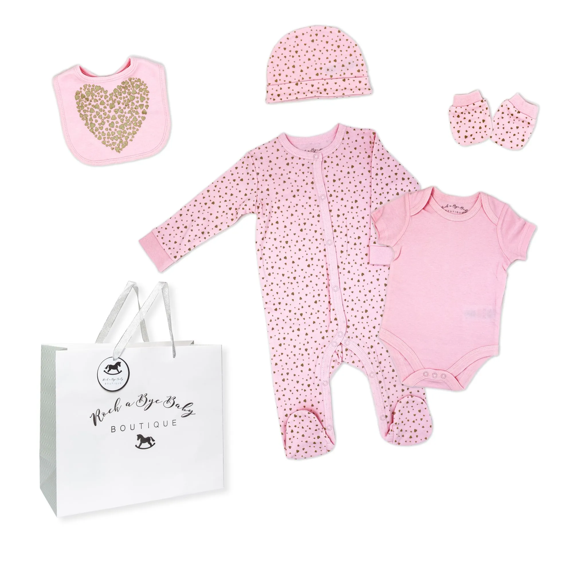 Baby Gift Set - Hearts