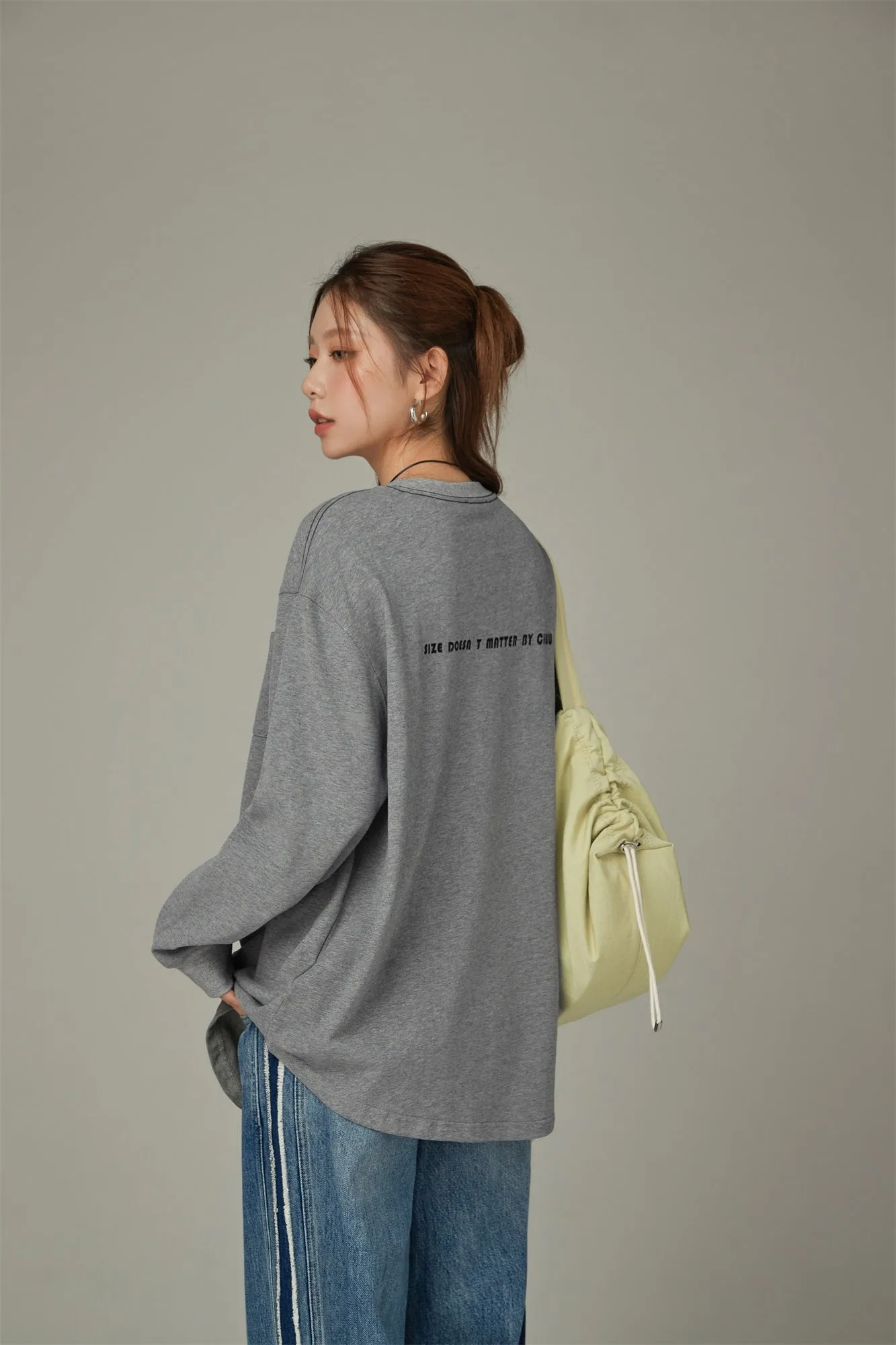 Basic Boxy Long Sleeve T-Shirt