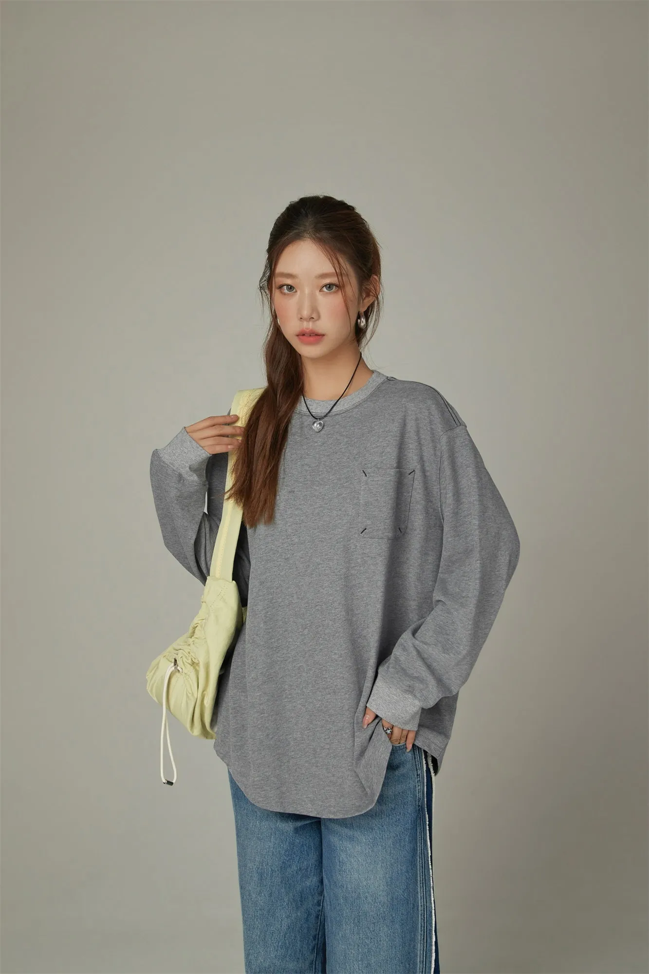 Basic Boxy Long Sleeve T-Shirt