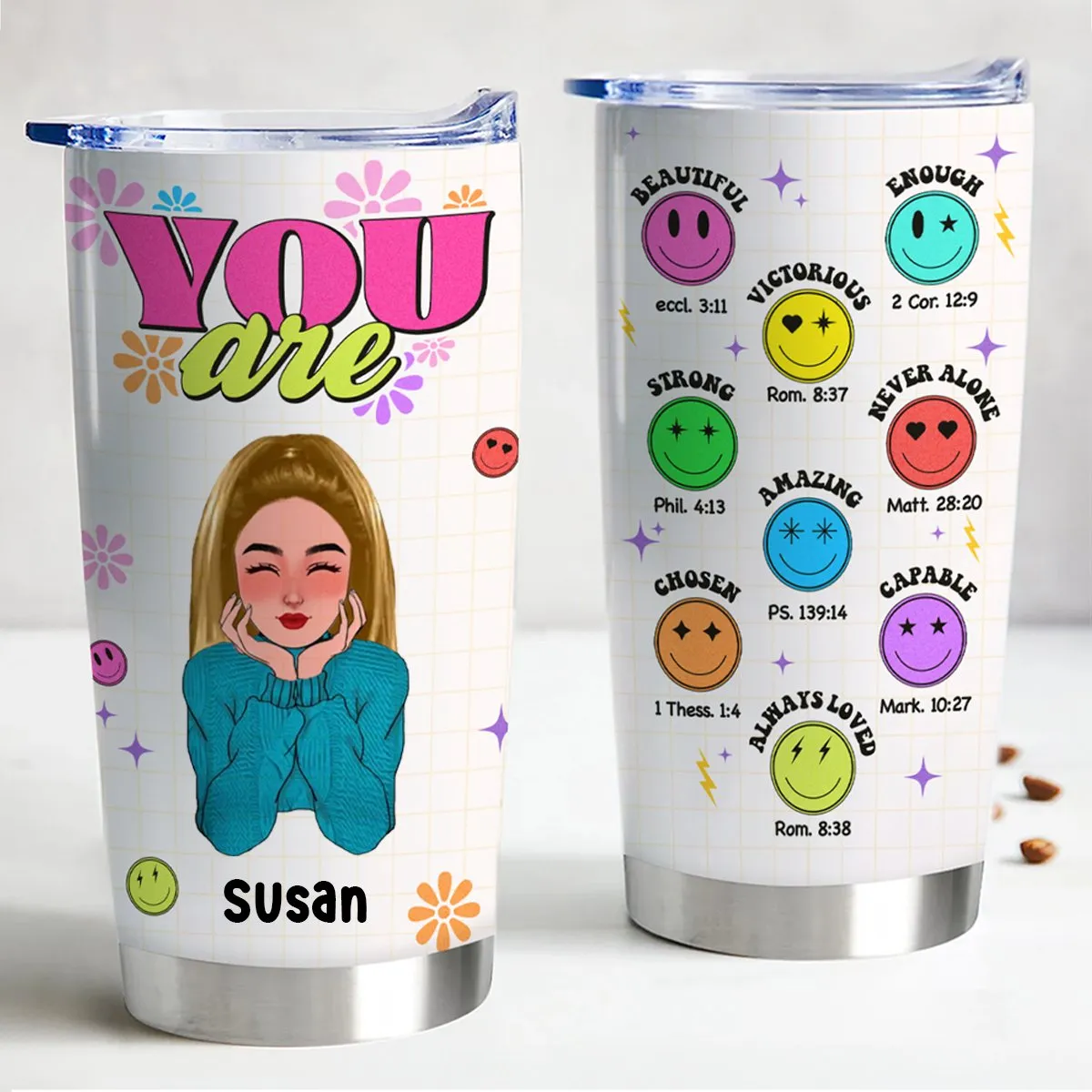 Beautifully Insulated 20oz Personalized Tumbler