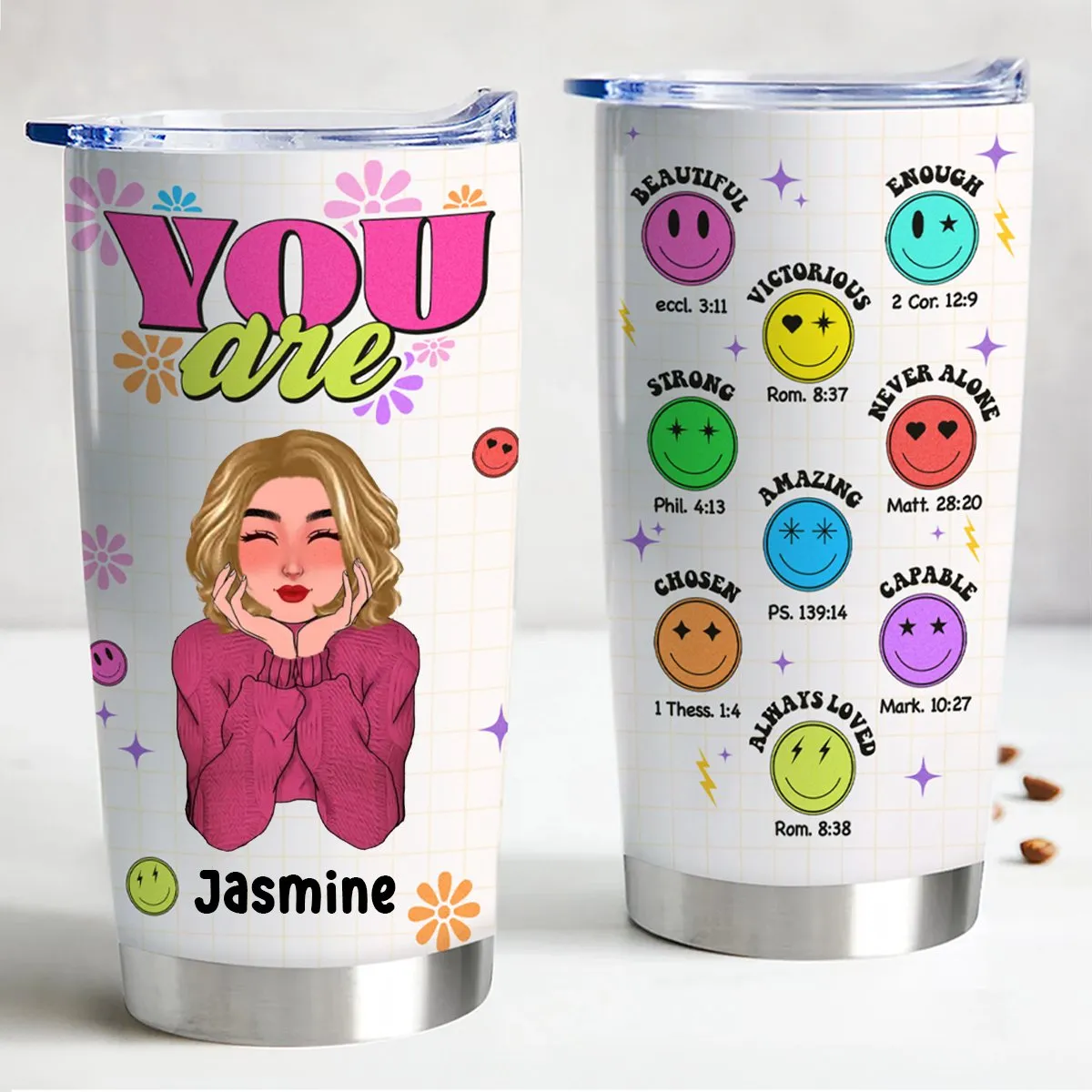 Beautifully Insulated 20oz Personalized Tumbler