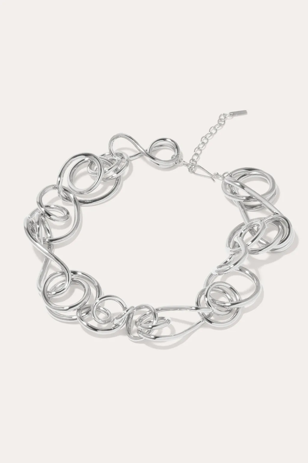 Befuddled - Platinum Plated Necklace