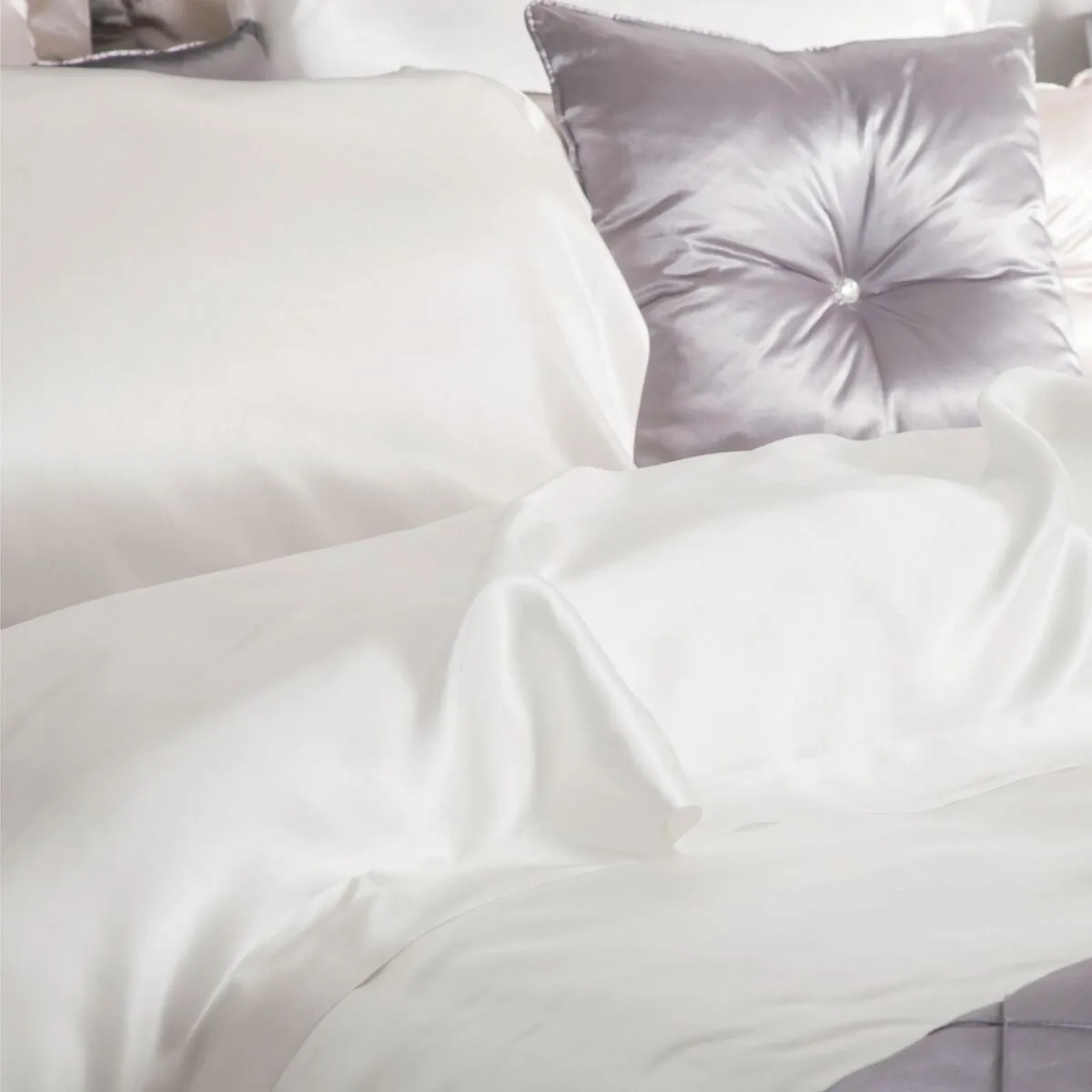 Belledorm 100% Mulberry Silk Duvet Cover - Ivory