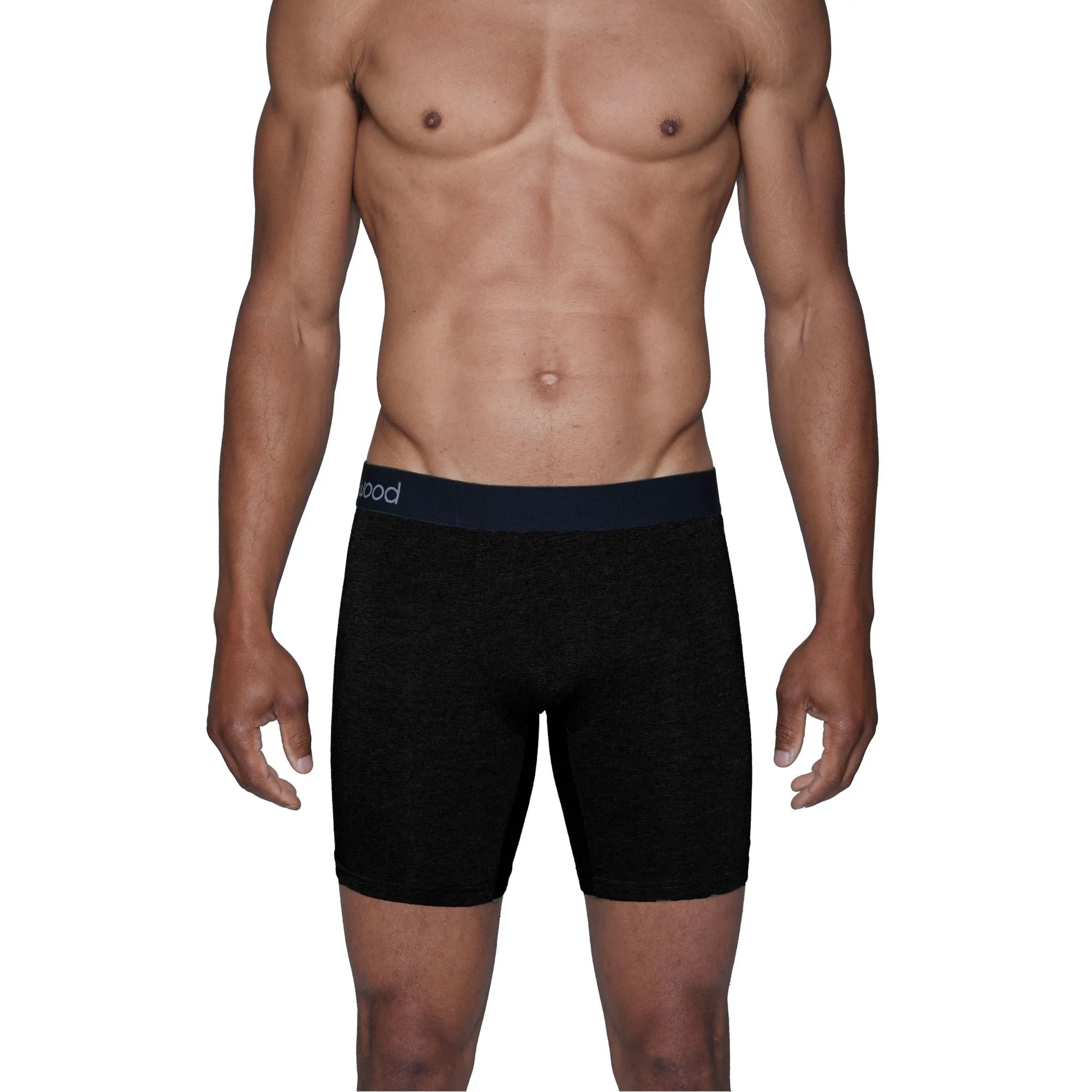 Biker Brief w/ Fly in Black by Wood Underwear