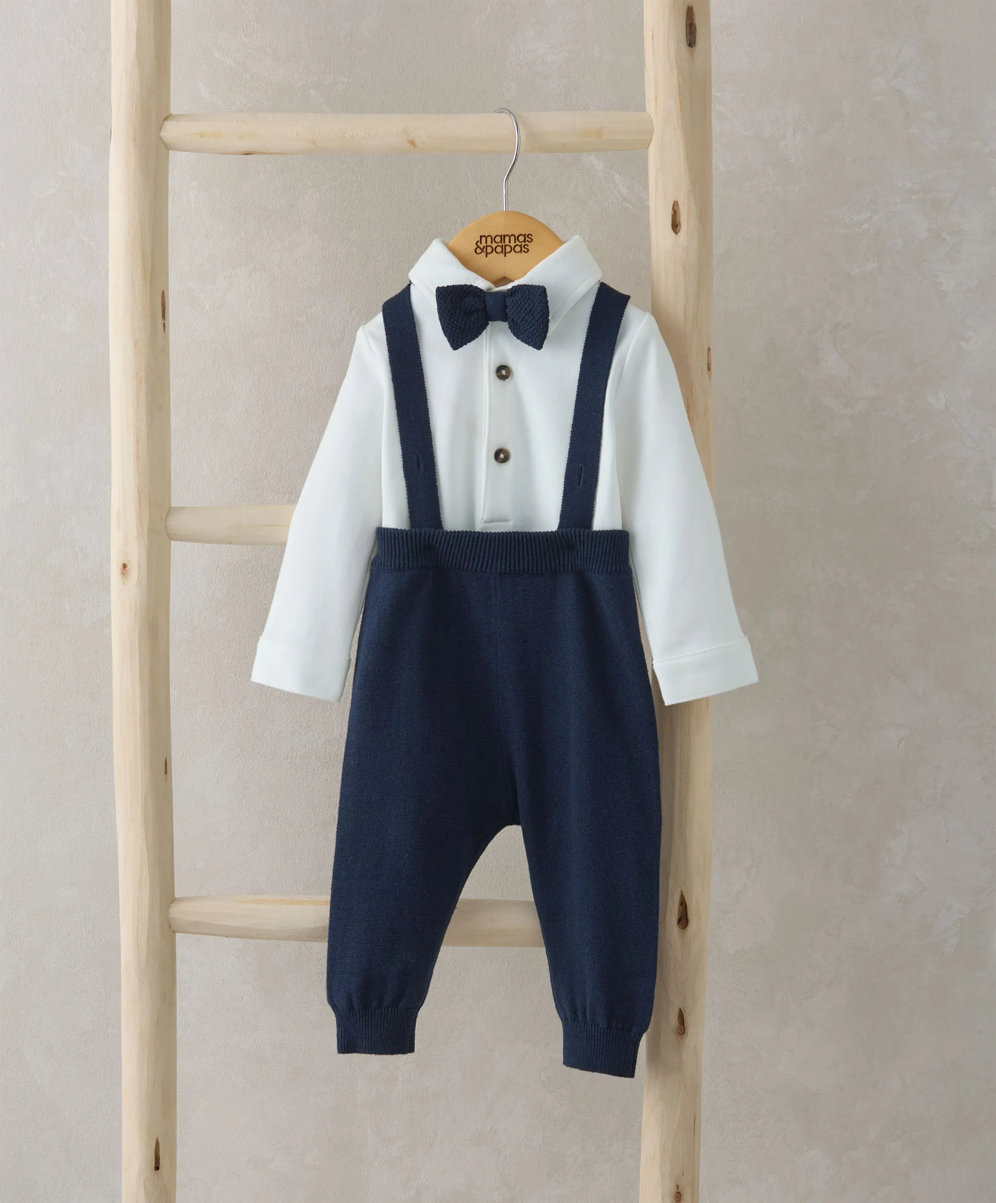 Bow Tie, Braces, Bodysuit & Trousers Outfit Set