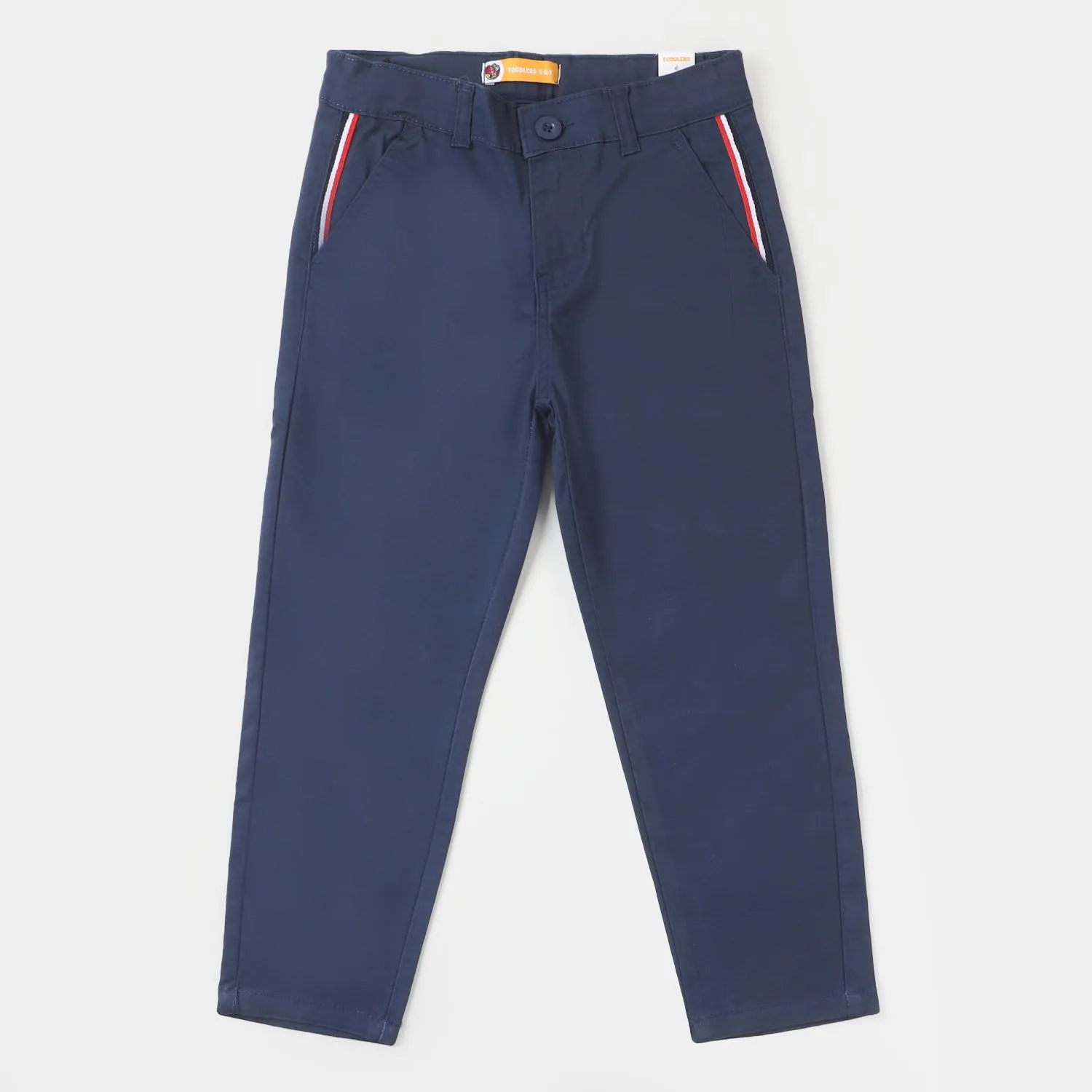 Boys Cotton Pant Solid - Teal blue