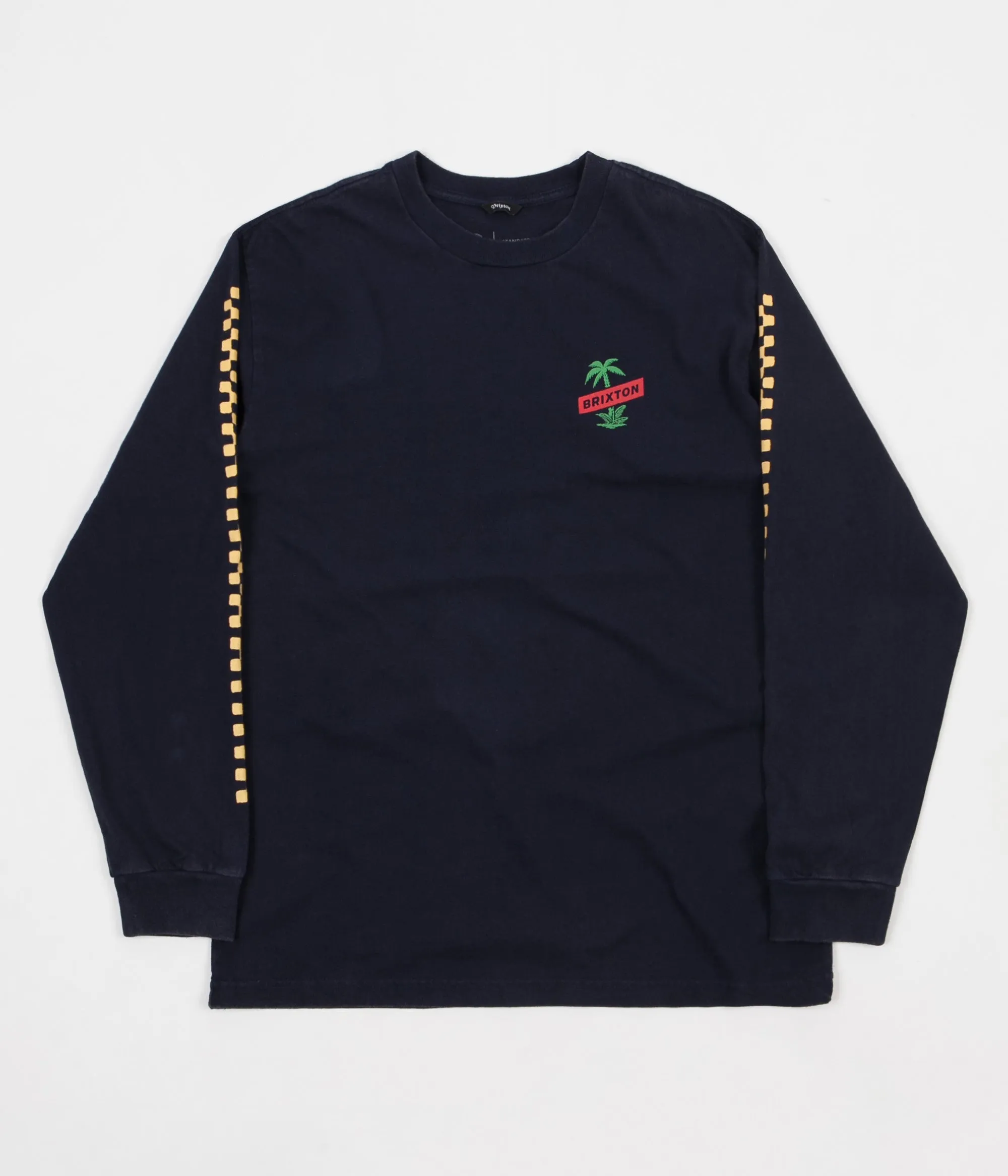 Brixton Tosh Long Sleeve T-Shirt - Navy