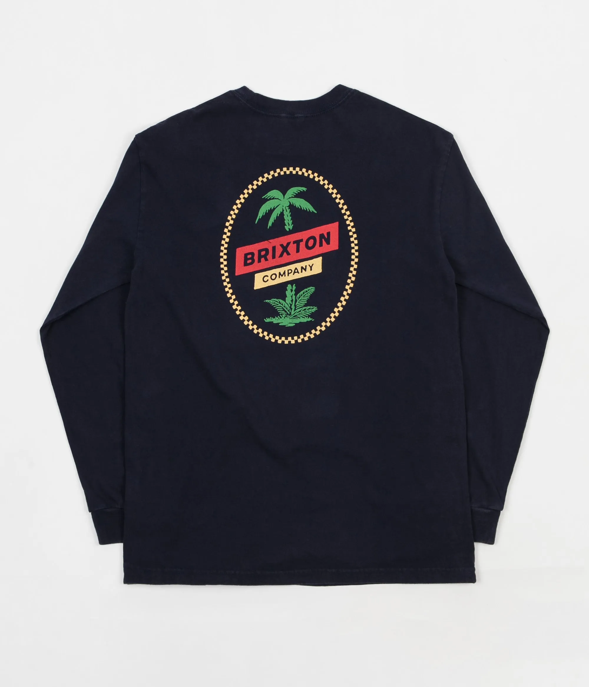 Brixton Tosh Long Sleeve T-Shirt - Navy