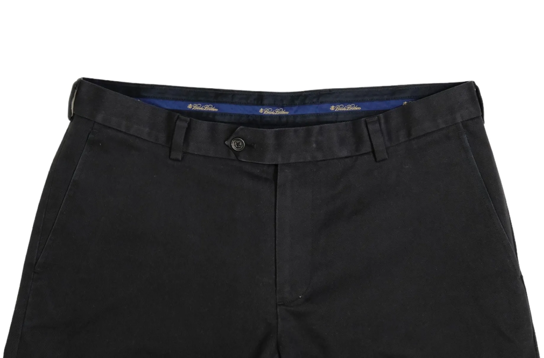 Brooks Brothers - Black Mid-Rise Chinos 32/30