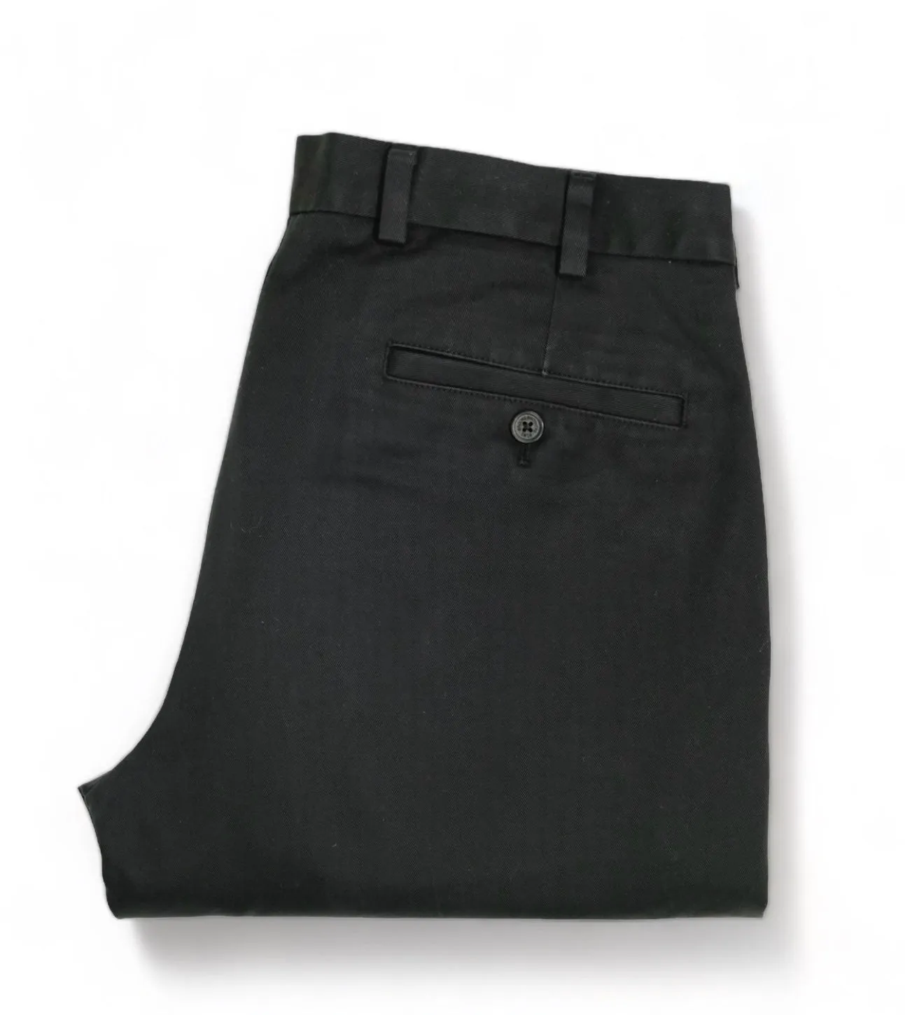 Brooks Brothers - Black Mid-Rise Chinos 32/30