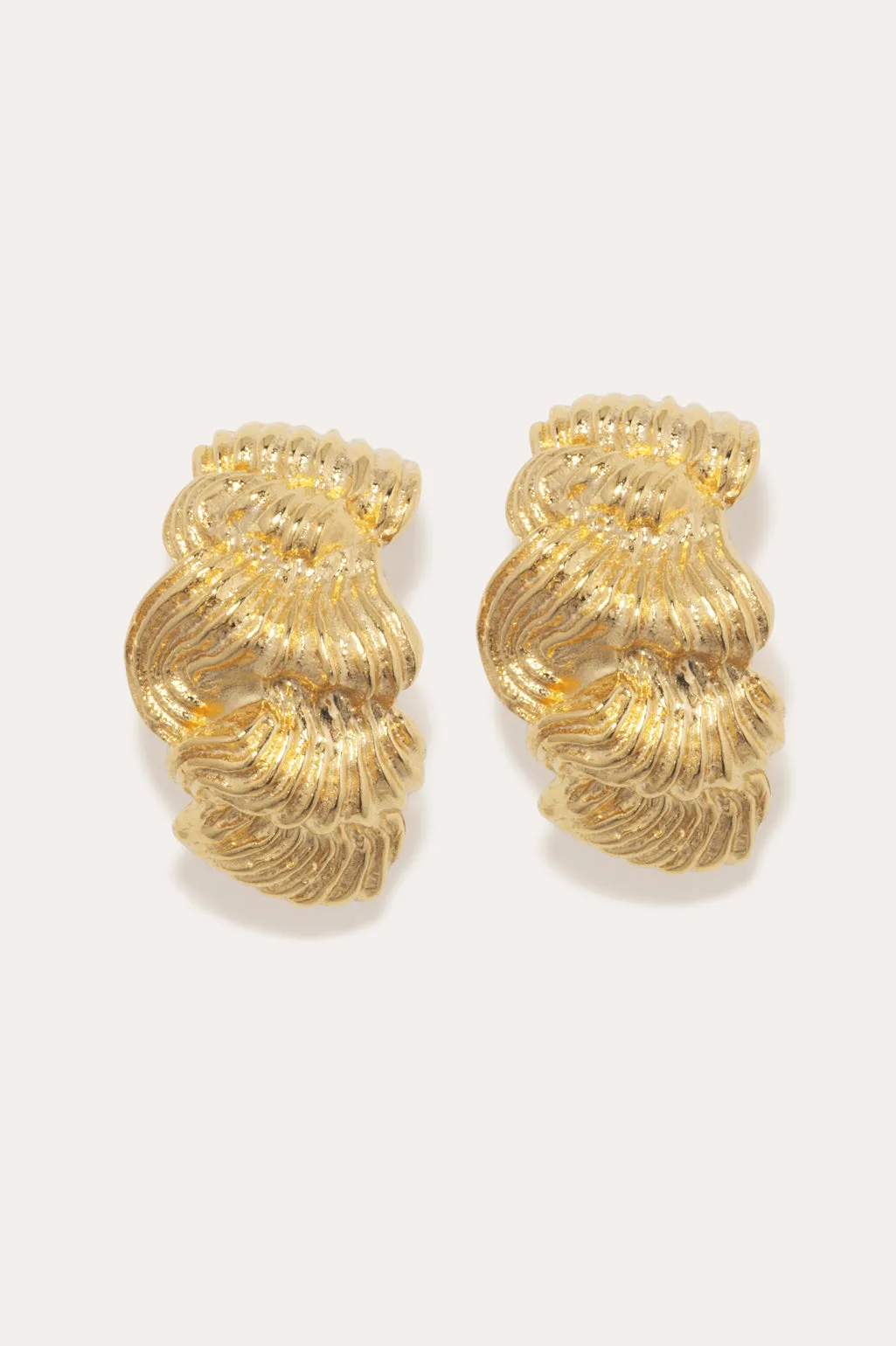 Buttercream (Or, The Icing on the Cake) - Gold Plated Earrings