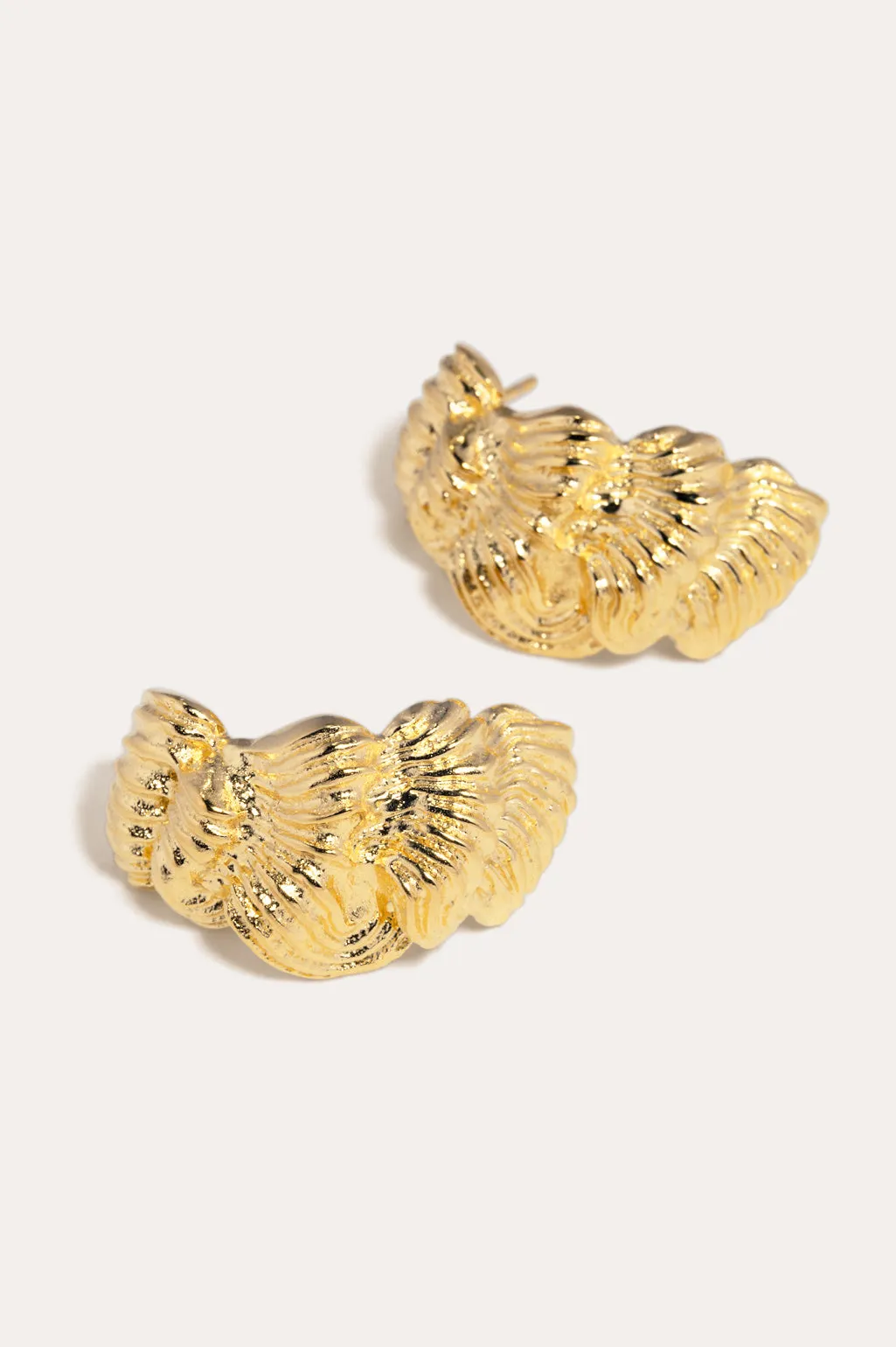 Buttercream (Or, The Icing on the Cake) - Gold Plated Earrings