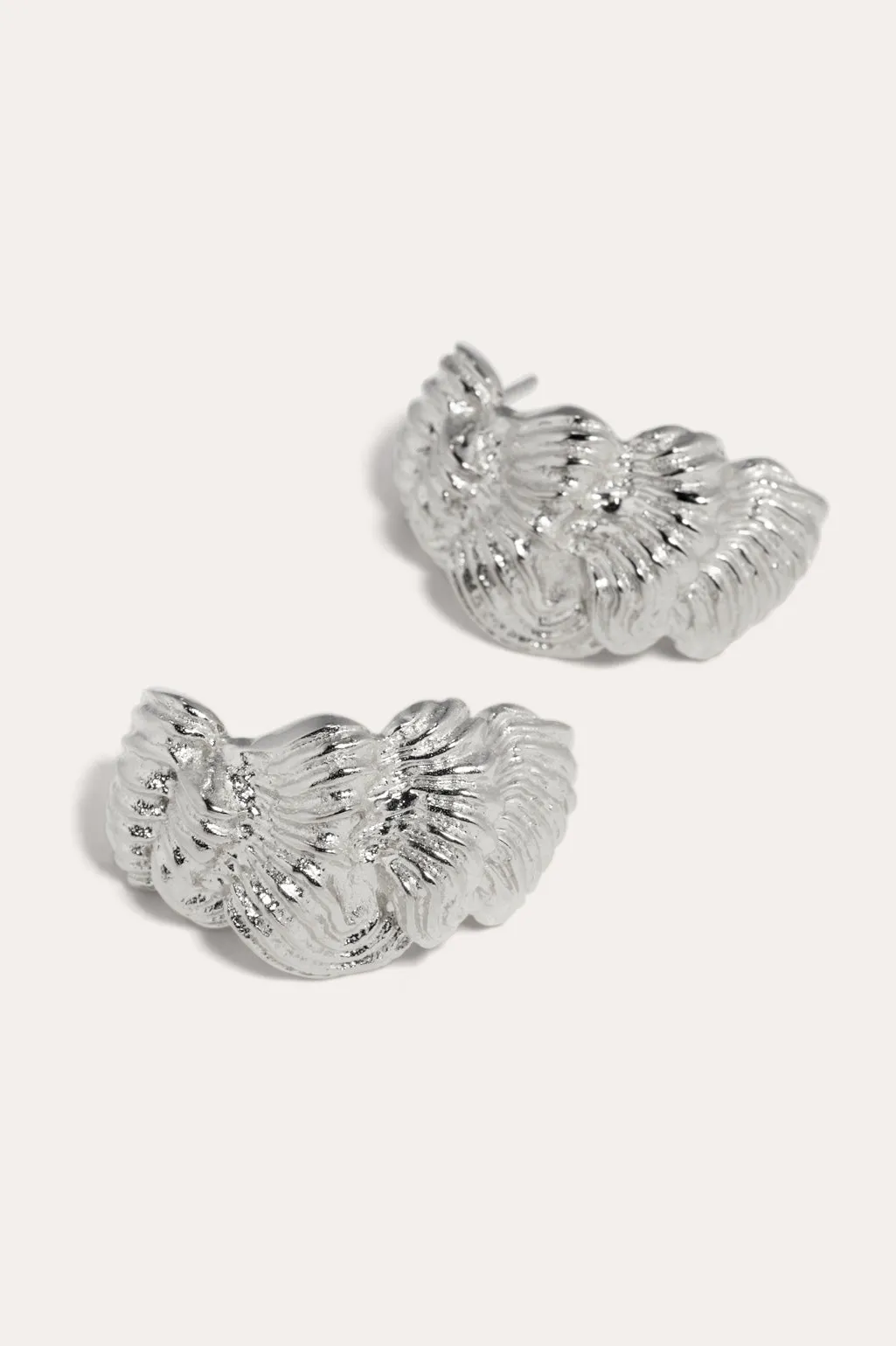 Buttercream (Or, The Icing on the Cake) - Silver Plated Earrings