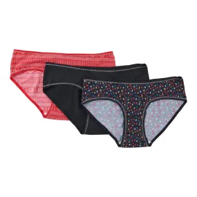 Carisma Women's Micro Hipster Underwear, 3-Pack