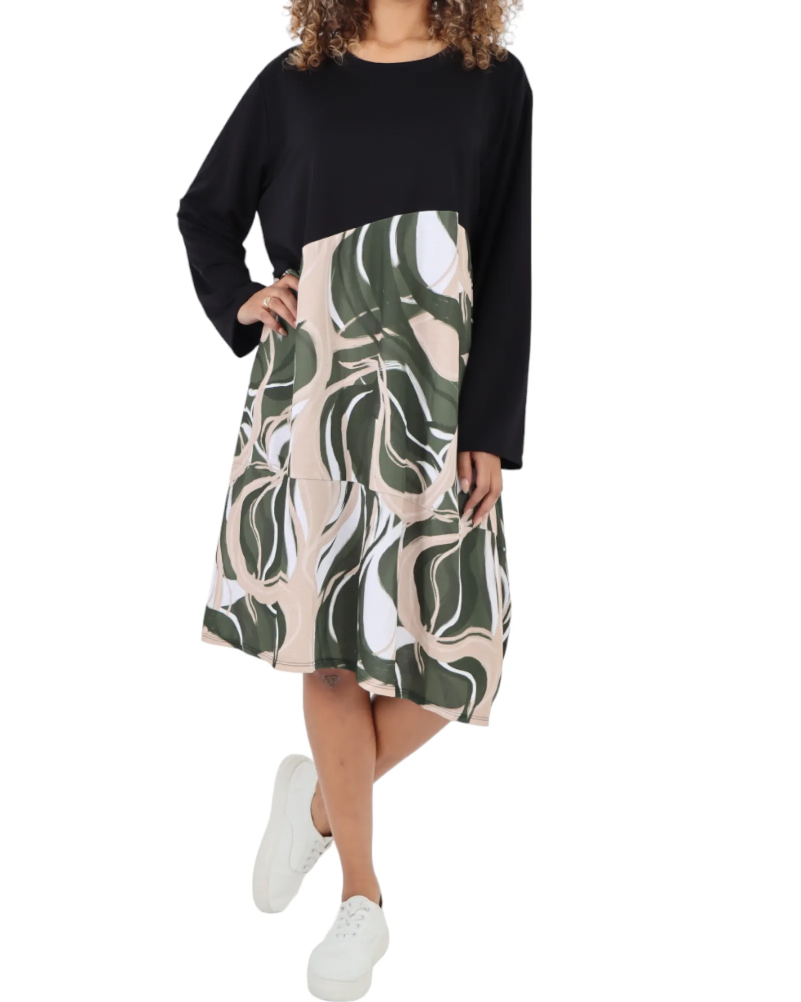 Casual Wear Printed Midi Dress