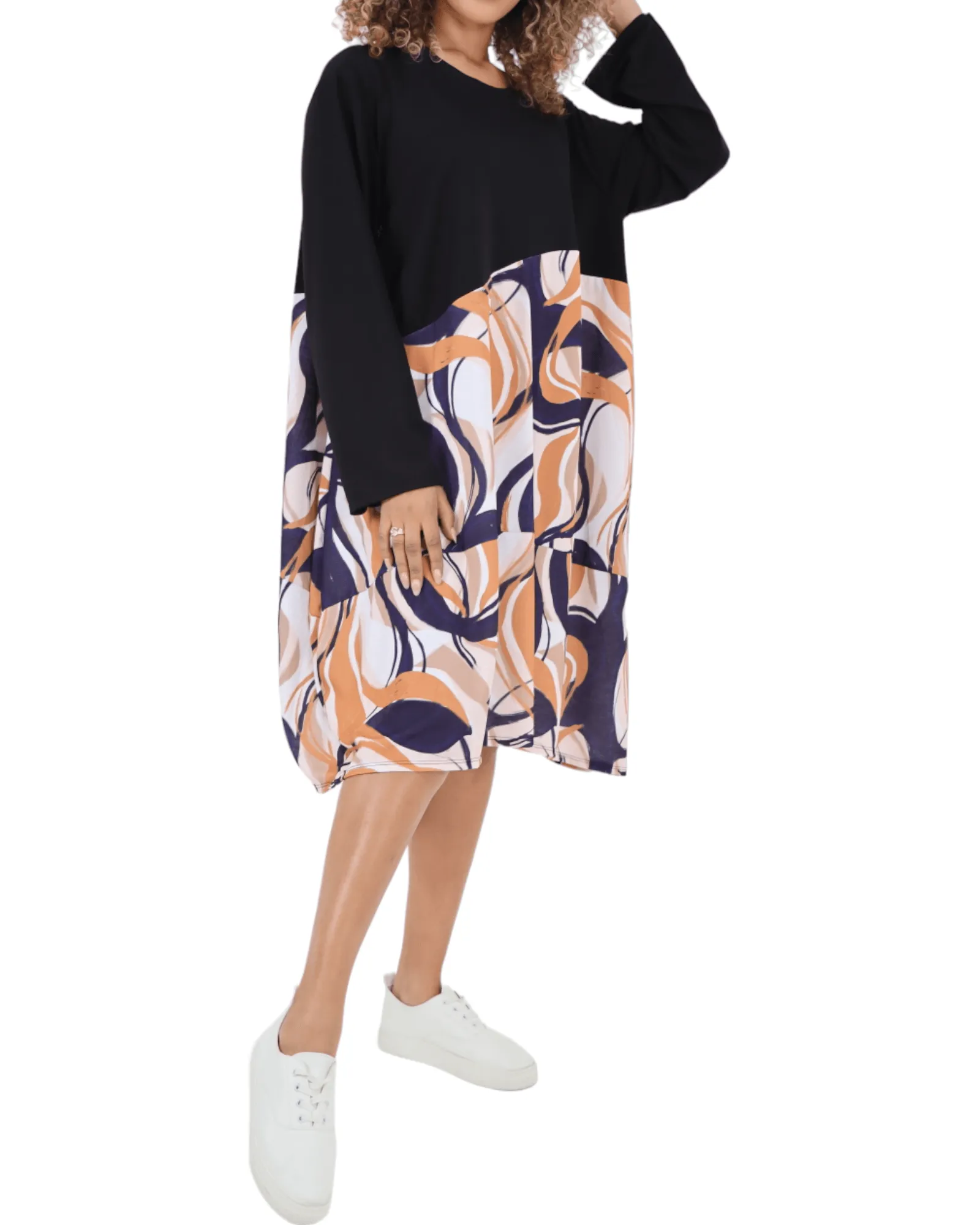 Casual Wear Printed Midi Dress