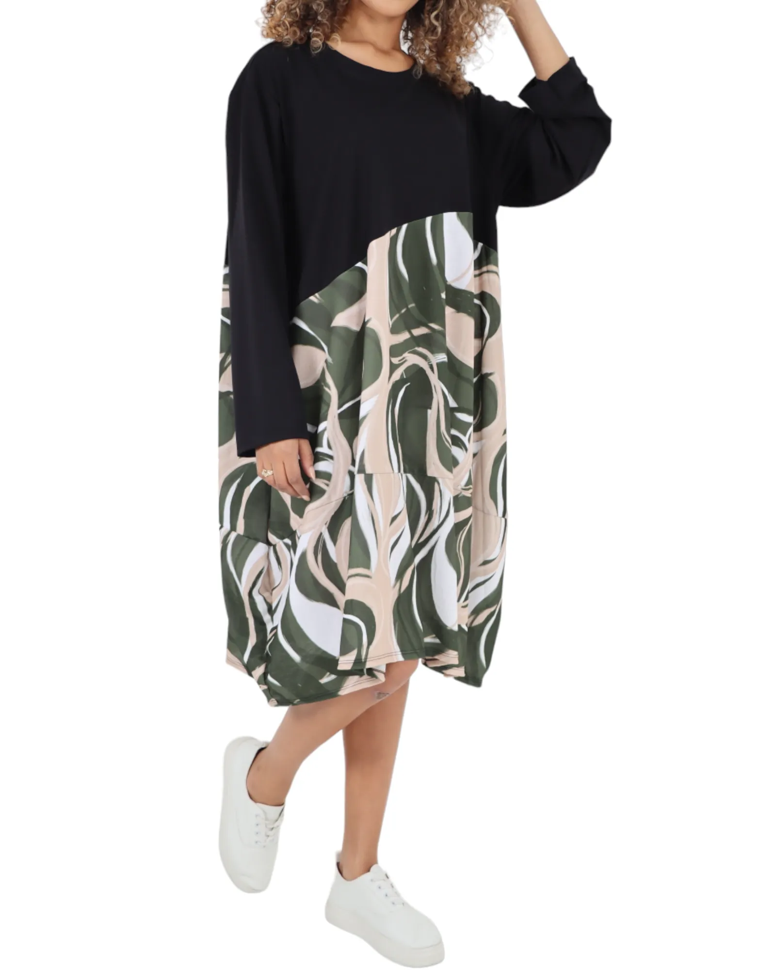 Casual Wear Printed Midi Dress