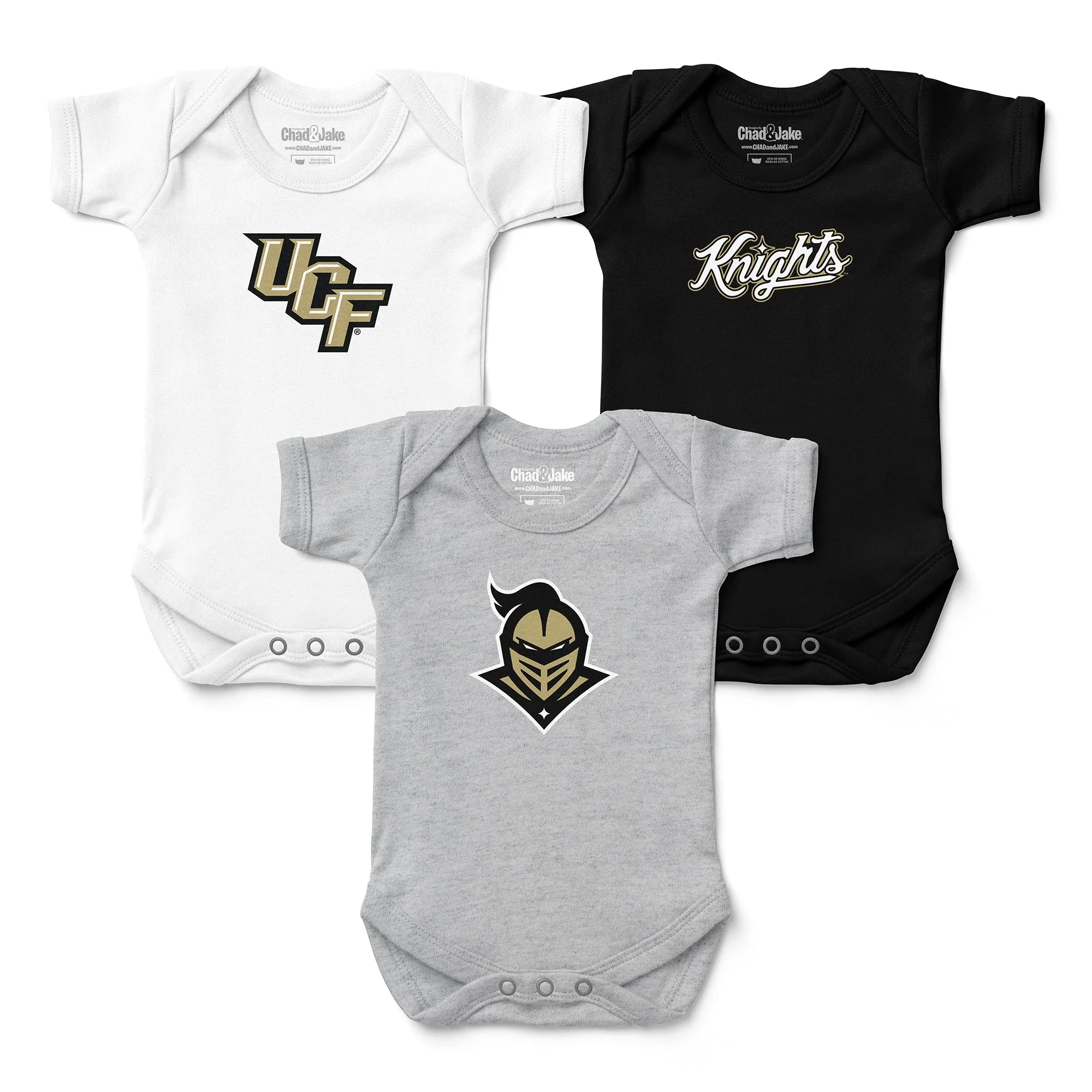 Central Florida Golden Knights 3-Pack Bodysuit