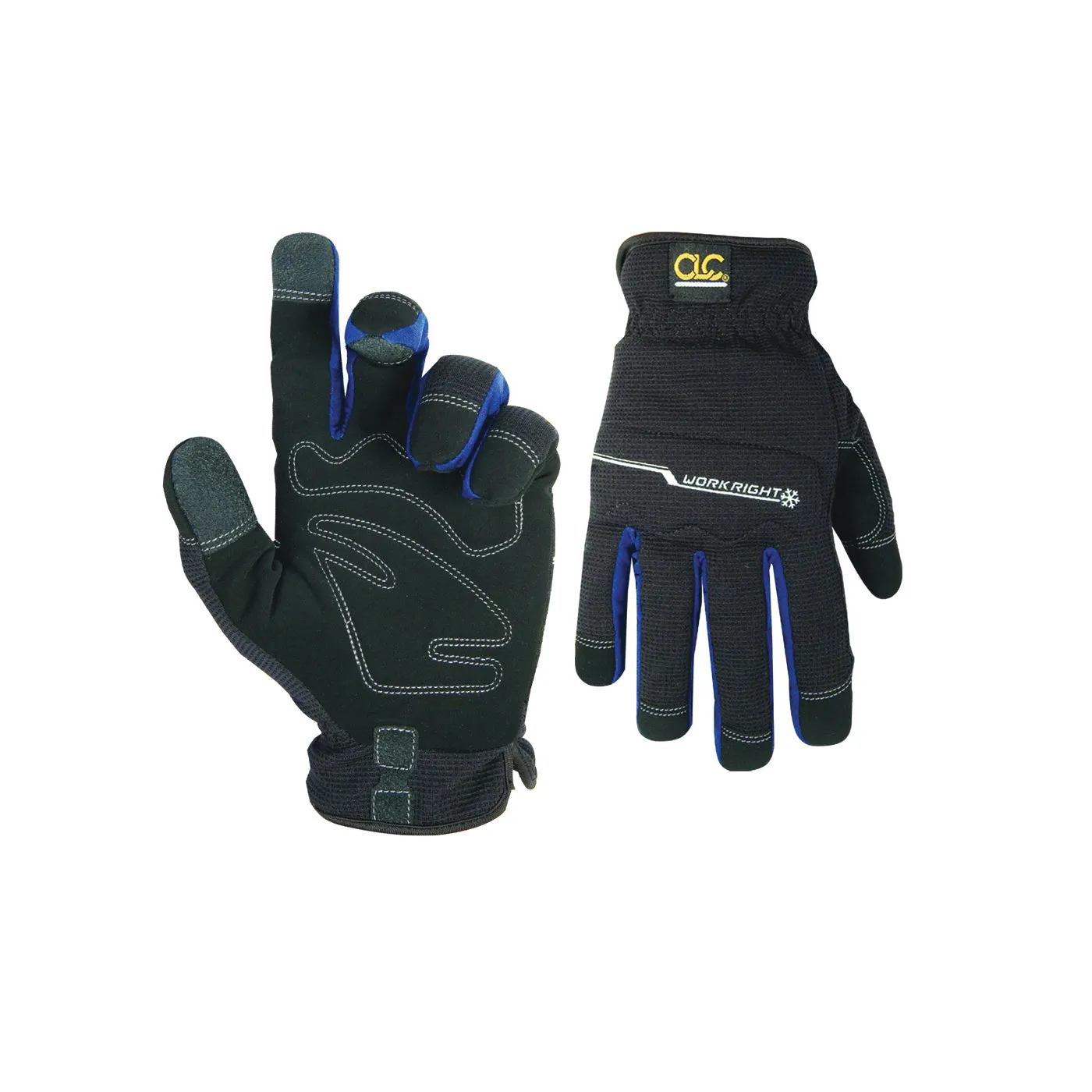 CLC FlexGrip L123X Work Gloves, Men's, XL, Open Cuff, Black