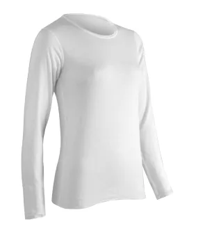 ColdPruf Women’s Authentic Wool Thermal Top - Winter White