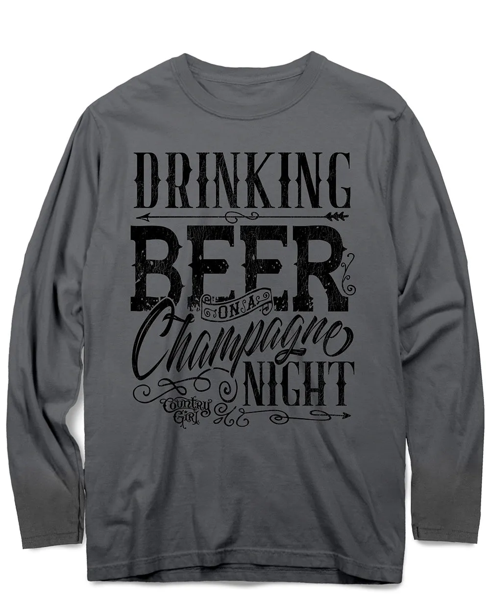 Country Girl® Women's Cotton Long Sleeve Champagne Night