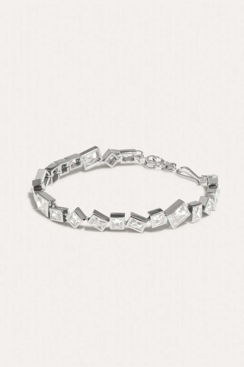 Dare - Zirconia and Recycled Silver Bracelet