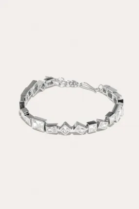 Dare - Zirconia and Recycled Silver Bracelet