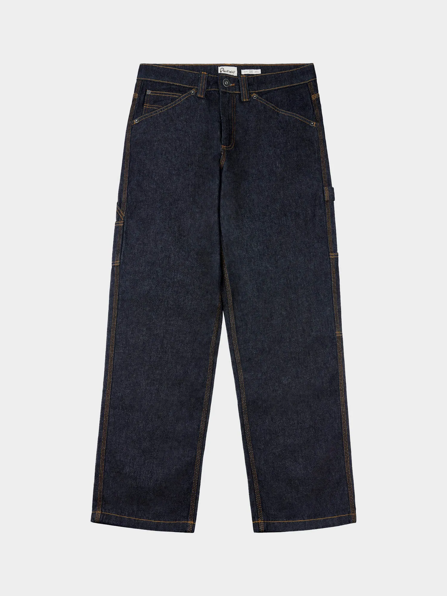 Denim Carpenter Pants in Rinse Denim