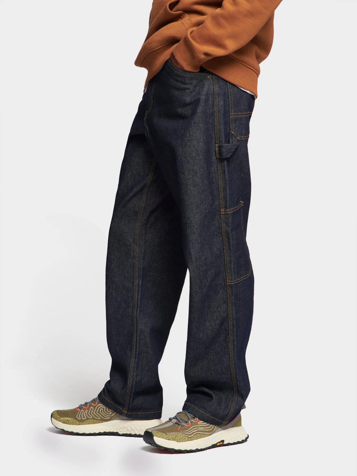 Denim Carpenter Pants in Rinse Denim