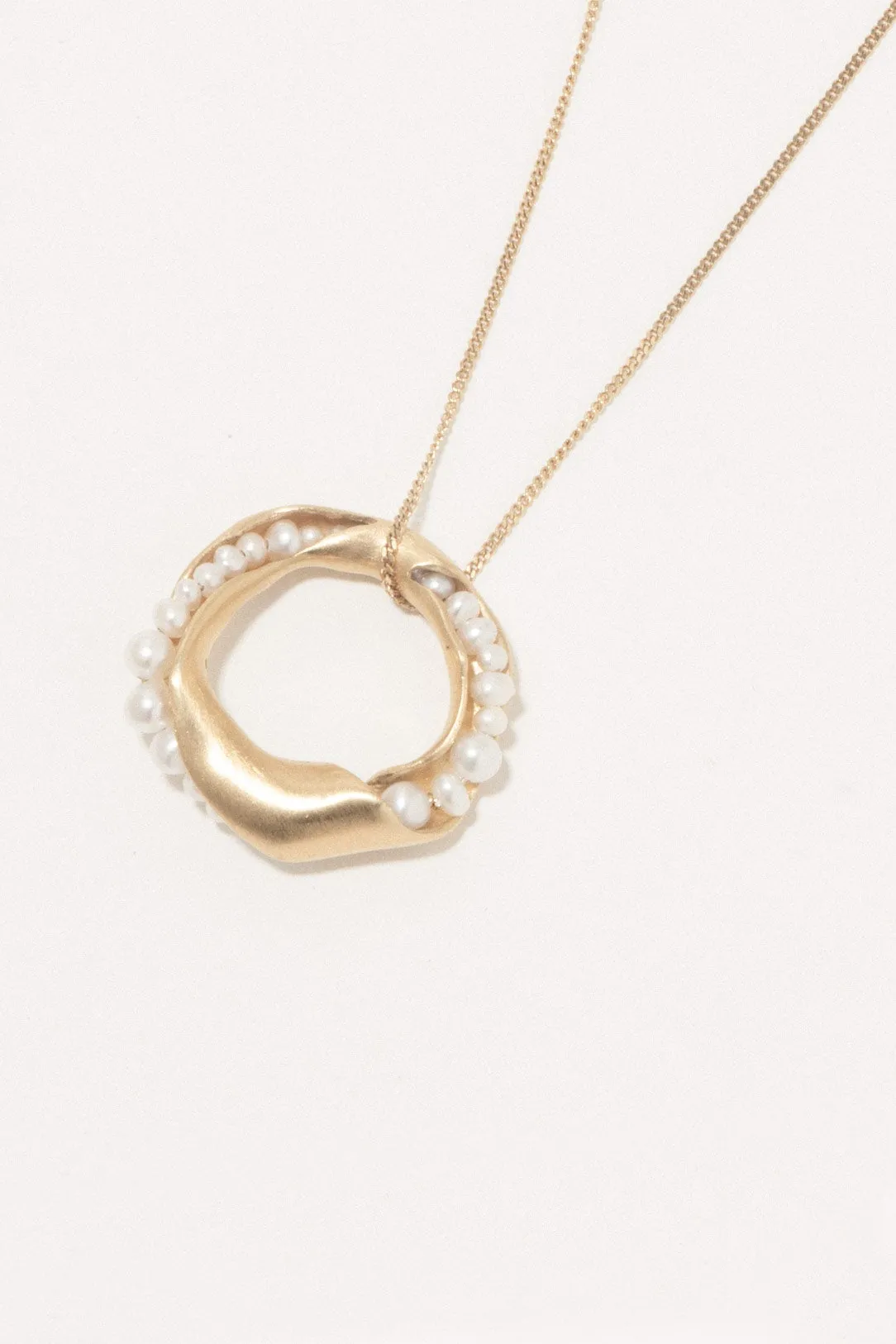 Drippity Drip - Pearl and Gold Plated Pendant