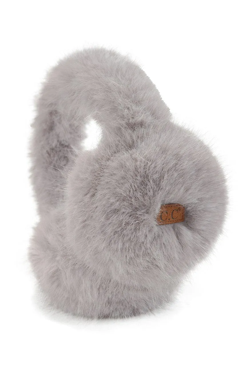 EMS4350 Long Faux Fur Cozy Earmuffs