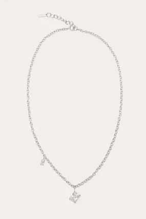 Encrypted Dreams - Zirconia and Sterling Silver Necklace