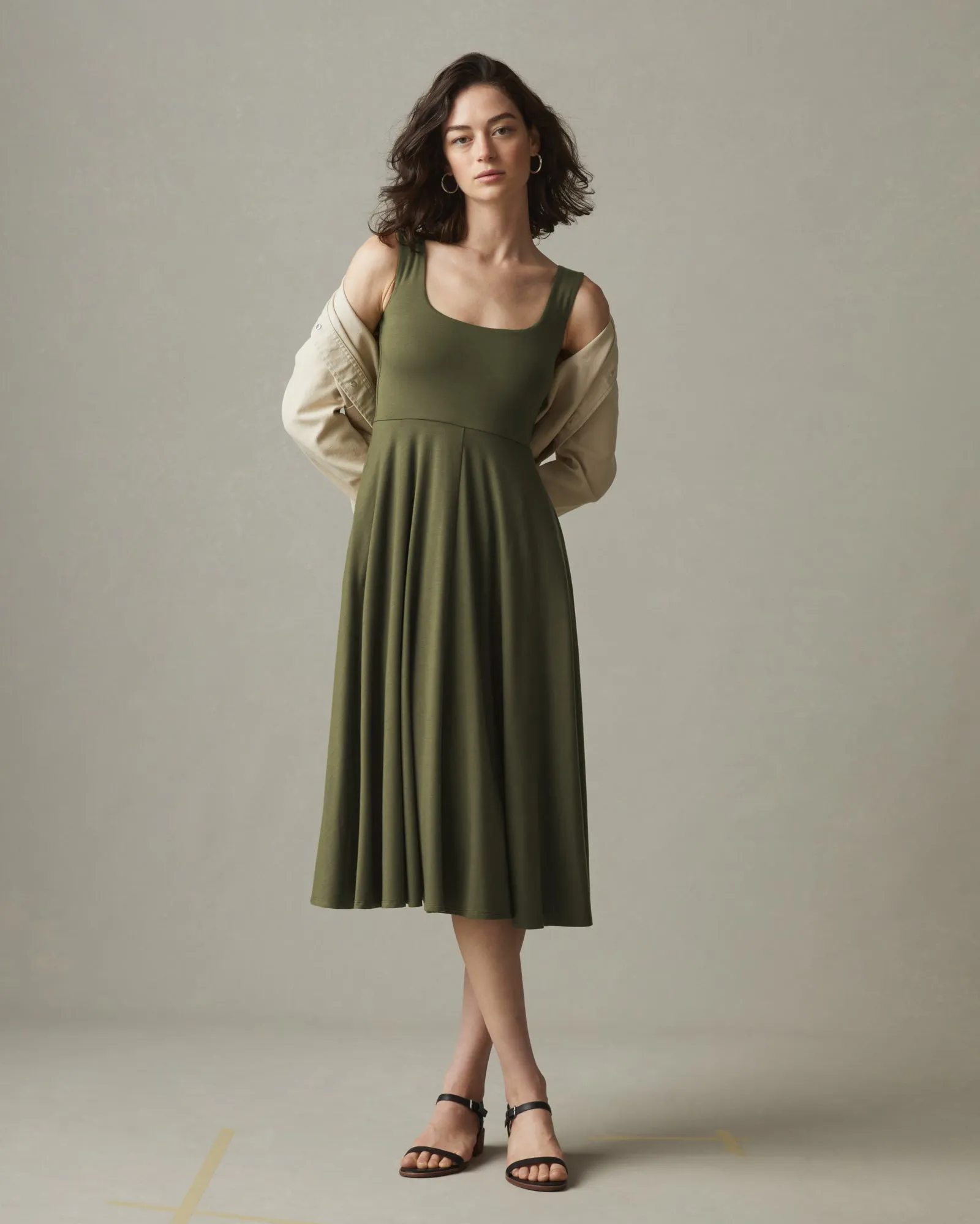 Flex Dress - Moss