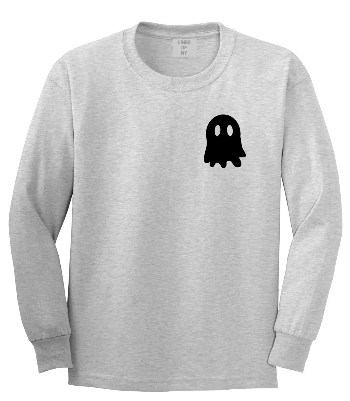 Ghost Chest Mens Long Sleeve T-Shirt