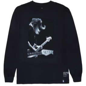 Girl Kim Gordon Long Sleeve T-Shirt - Antique Black