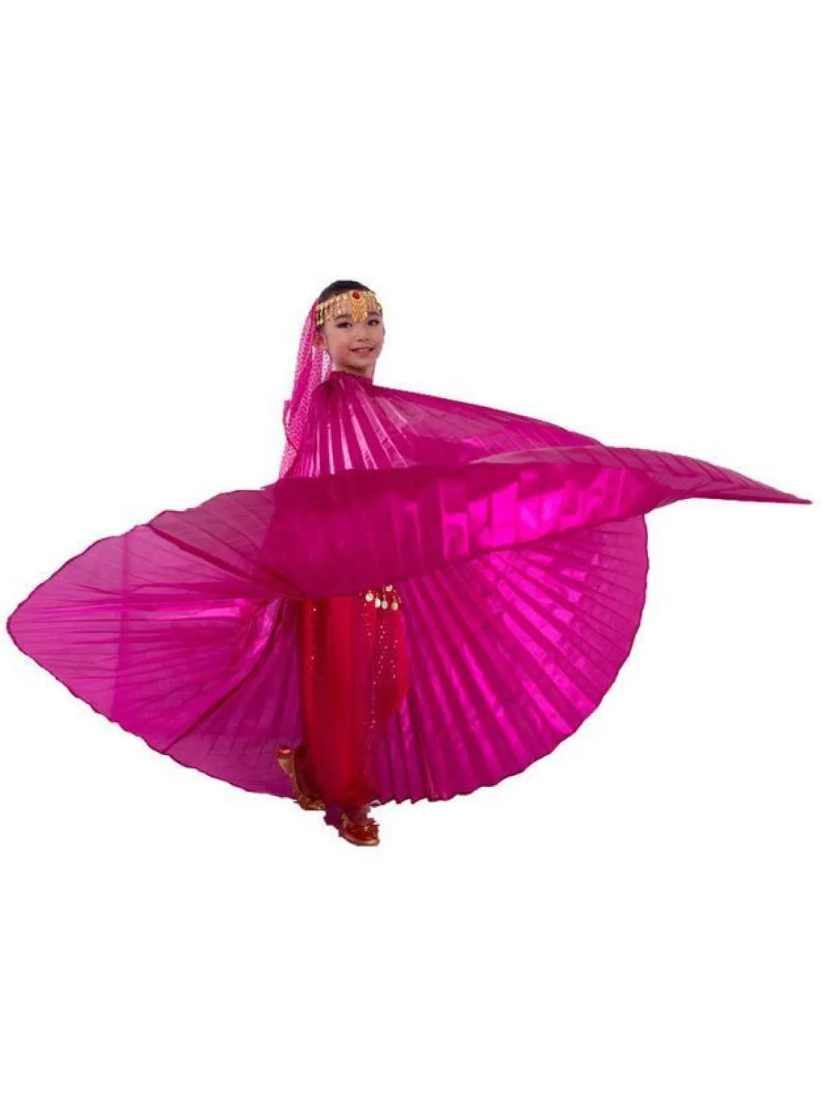 Girls Belly Dancer Winged Cape