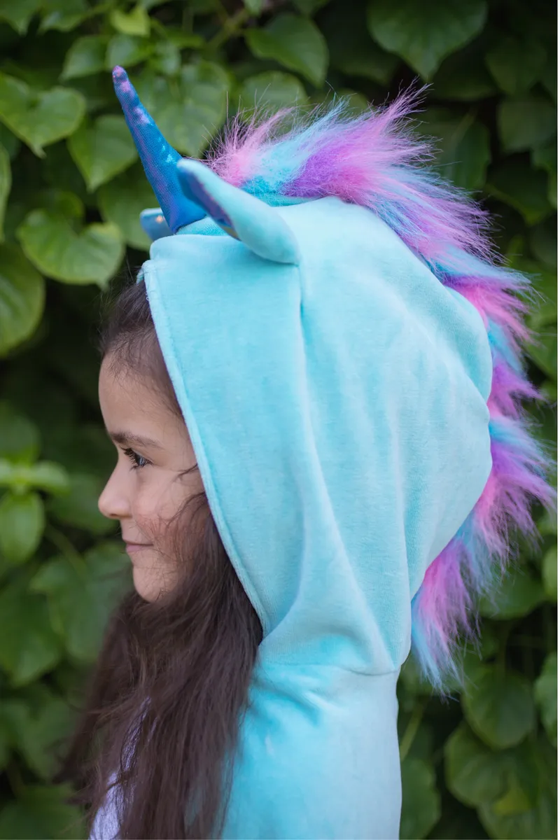 Great Pretenders Rainbow Reversible Unicorn Dragon Cape 3/4