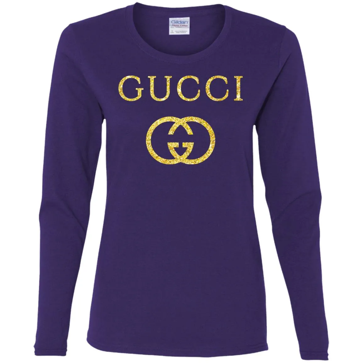 Gucci Logo Vintage Inspired Women Long Sleeve Shirt