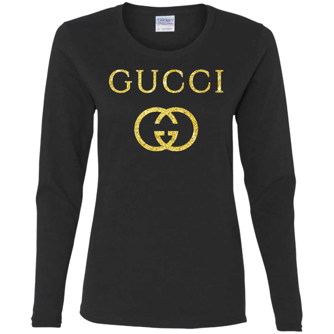 Gucci Logo Vintage Inspired Women Long Sleeve Shirt